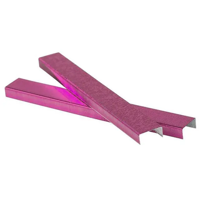 Alt view image 4 of 5 - Standard Size Colorful Staples - Fuchsia Pink - 5000/box