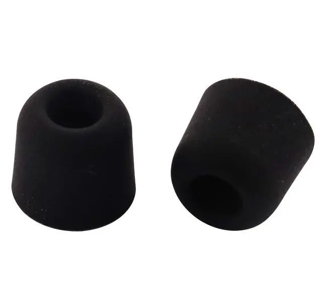 Alt view image 2 of 6 - Foam Ear Tips Compatible with 4.0mm Connect Hole, Medium Size 4 Pairs Soft Memory Foam Earbud Tips, Fit for Most in-Ear Headphones, Foam, Black Gray Red Blue