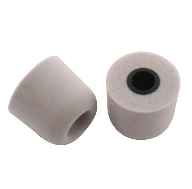 Alt view image 3 of 6 - Foam Ear Tips Compatible with 4.0mm Connect Hole, Medium Size 4 Pairs Soft Memory Foam Earbud Tips, Fit for Most in-Ear Headphones, Foam, Black Gray Red Blue