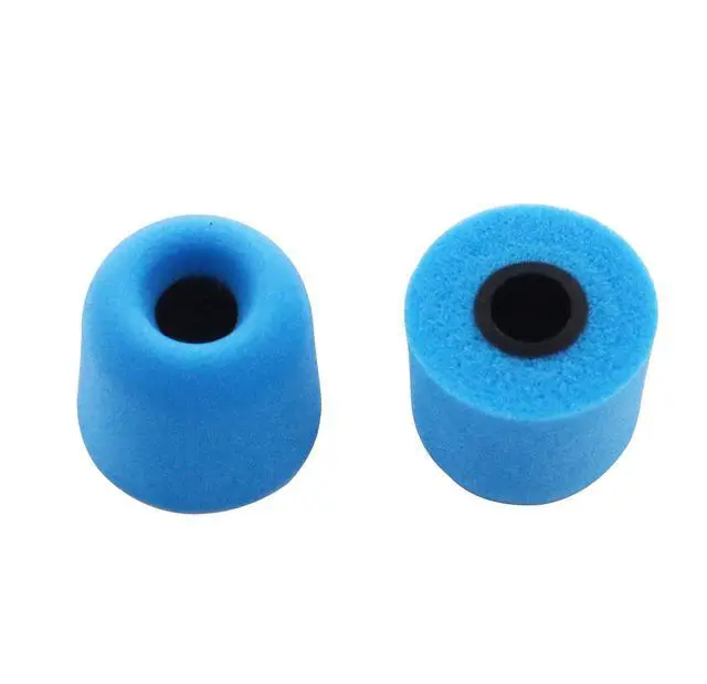 Alt view image 4 of 6 - Foam Ear Tips Compatible with 4.0mm Connect Hole, Medium Size 4 Pairs Soft Memory Foam Earbud Tips, Fit for Most in-Ear Headphones, Foam, Black Gray Red Blue