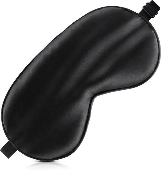 Main image of Soft Silk Blackout Eye Mask Suitable for Both Men and Women. Comes with an Adjustable Headband, Providing You with a Comfortable and Pressure-Free Sleep Experience.