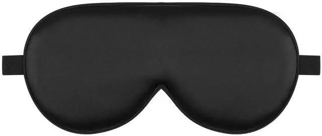 Main image of Sleep Mask Silk Eye Cover with Shaped Pad, Machine Washable | Pressure-free Sleeping, Foam Insert, Upgrade Contour Over Conventional Flat Satin Eye Masks