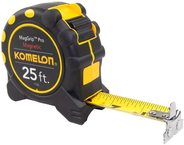 Main image of 7125 Monster Maggrip 25-Foot Measuring Tape with Magnetic End, Yellow, 25ft- Blade