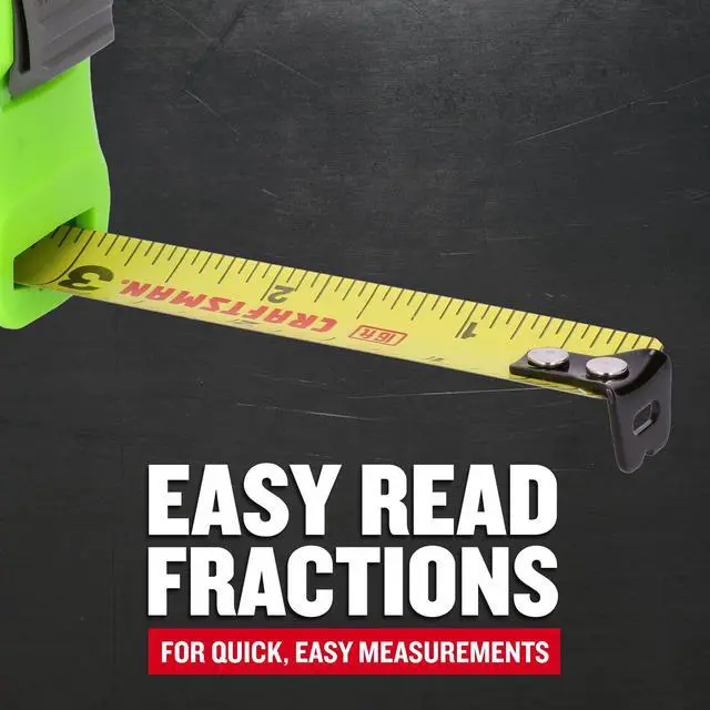 Alt view image 6 of 7 - High-Visibility Tape Measure 16 FT (CMHT38216S)