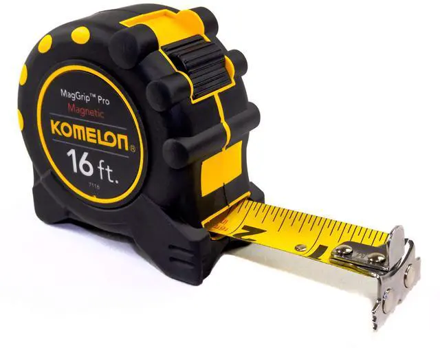 Main image of 7116; 16' x 1" Magnetic MagGrip Pro Tape Measure, Yellow/Black, 16ft - Blade