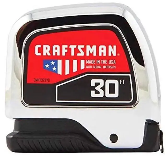 Main image of Tape Measure, Chrome, 30-Foot (CMHT37370S)