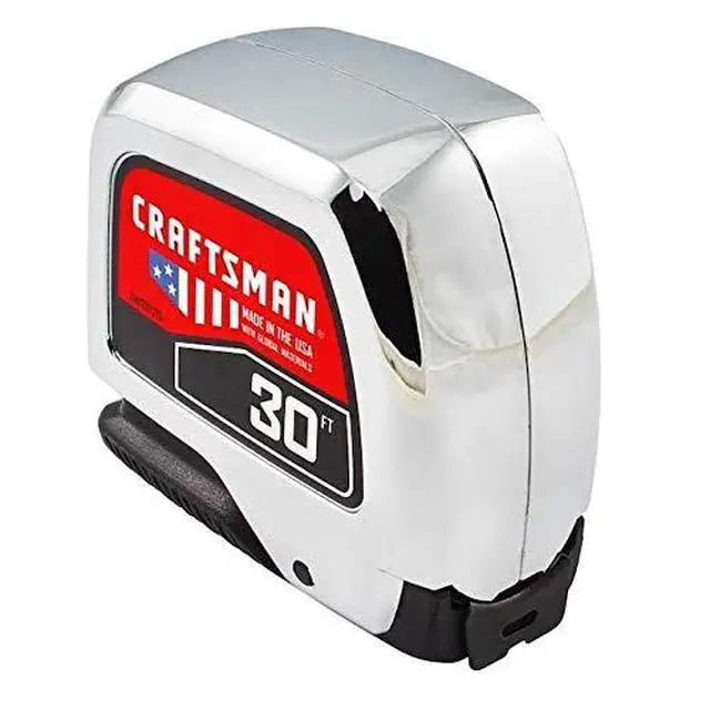 Alt view image 2 of 3 - Tape Measure, Chrome, 30-Foot (CMHT37370S)