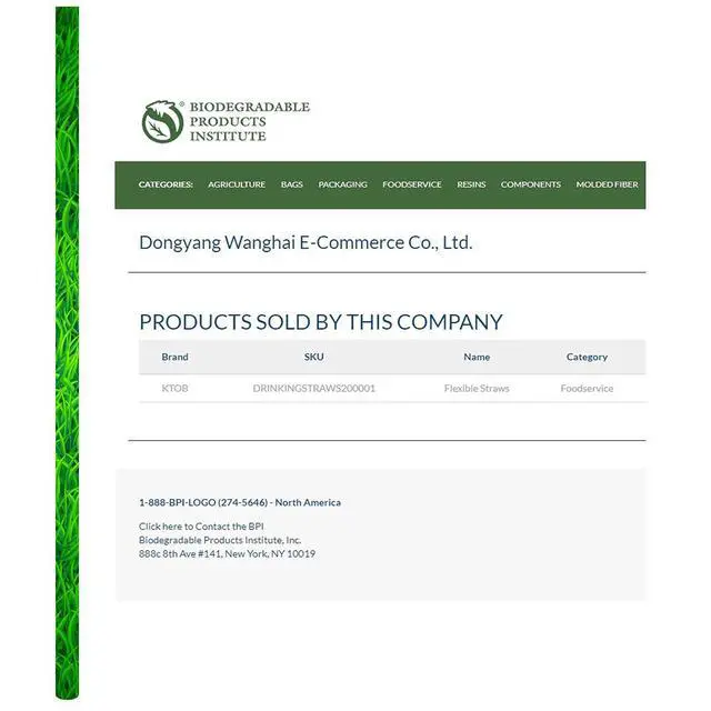Alt view image 2 of 7 - Biodegradable Flexible Drinking Straws | 200 Count 100% Plant-Based Compostable Colorful Eco Friendly Alternative to Disposable Plastic Straws