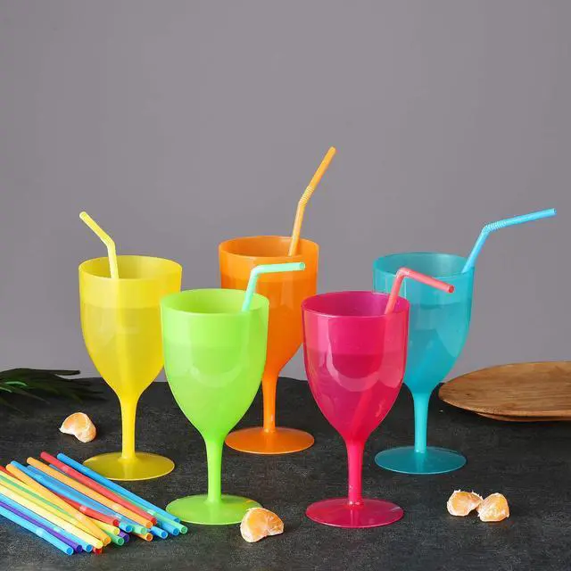 Alt view image 4 of 7 - 500 Pcs Colorful Plastic Flexible Straws, 7.75-inch Bendy Straws | 6 Assorted Colors, 0.23 in Diameter BPA Free Disposable Bendable Straws for Cold or Warm Drinks, Parties, Cafes and Daily Use