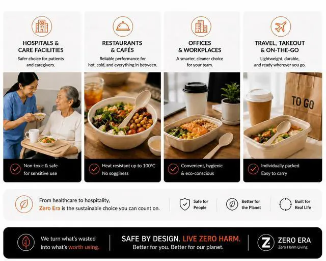 Alt view image 7 of 7 - Compostable & Biodegradable Disposable Spoon, 10 Count | Plastic-Free Plant-Based Tea Fiber Cutlery | Eco-Friendly | No PFAS | No Microplastics | USDA BioPreferred Certified | Made in Taiwan