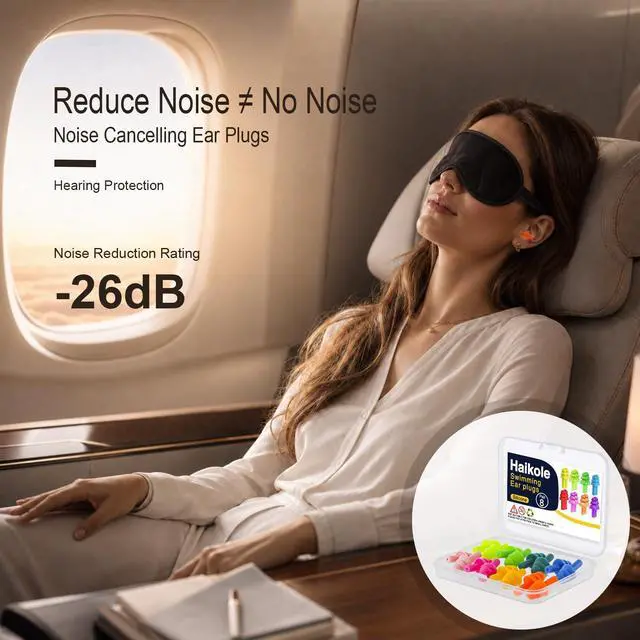 Alt view image 4 of 7 - 8Pairs Silicone Ear Plugs for Swimming Sleeping, Snoring, Work, Concerts,8 Colors Reusable Noise Cancelling EarPlugs with 3-Layer Seal Design (8 Colors)
