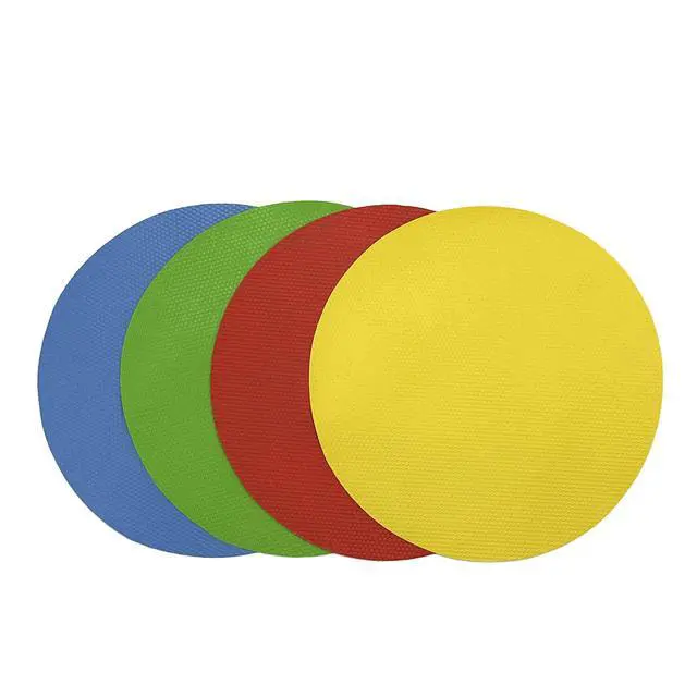 Alt view image 4 of 4 - 4 Pack Rubber Jar Opener Grippers, 4.9 Inch Round Bottle Opener, Jar Opener for Seniors with Arthritis(Blue,Red,Green,Yellow)