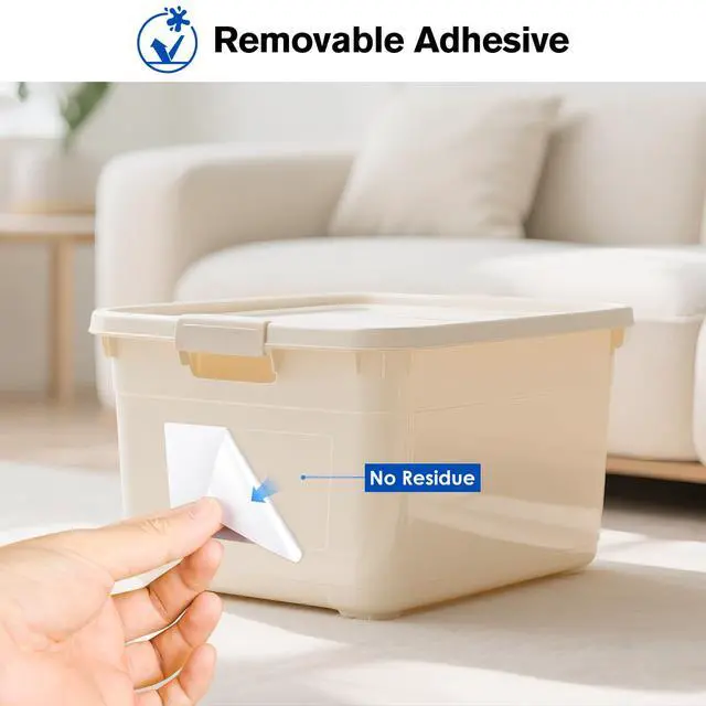 Alt view image 3 of 7 - L Liked 3"x2" Removable Labels 700 Thermal Labels with No Residue | Water & oil resistant, smudge-proof. For home, office, school supplies, organization & inventory tracking