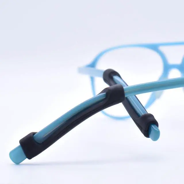Alt view image 7 of 7 - Gecko Grip Anti Slip Temple Tips Grips for Glasses, 2 Pair, Black | Innovative Microstructured Fibers Tips, 49mm Length & 7mm Width Arm Sleeves, Eyeglass Cushions for Behind Ears, Made in USA