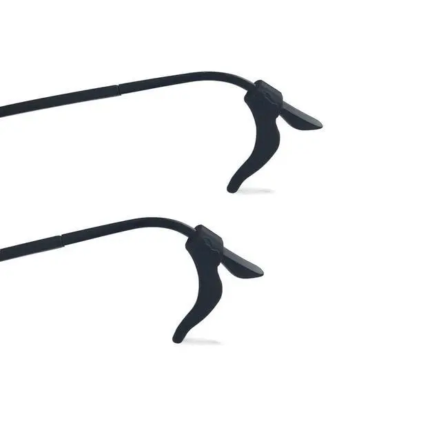 Alt view image 5 of 6 - 22 Pairs Black Silicone Eyeglass Ear Grip with Storage Box, Anti Slip Eyeglass Retainer, Premium Silicone Ear Hook, Never Worry About Missing Your Glasses or Sunglasses Again