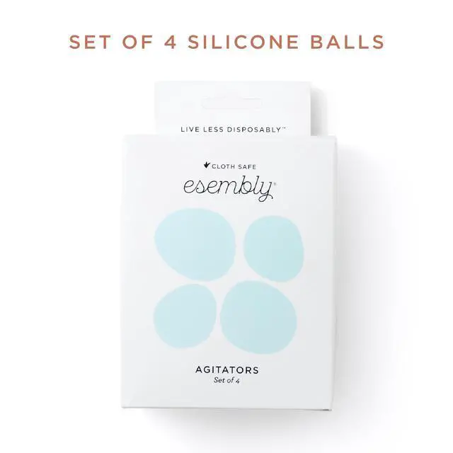 Alt view image 6 of 6 - Agitators Silicone Laundry Balls, 4-Pack | Reusable Washer & Dryer Balls - Extra Clean Laundry, Reduce Drying Time and Soften Fabrics