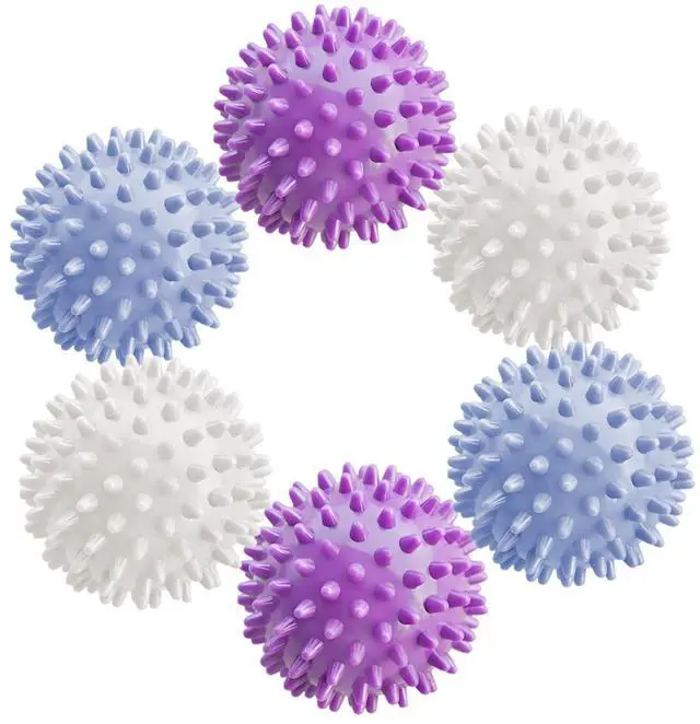 Main image of 6Pcs Small Dryer Balls, 2.36 Inch Reusable Laundry Balls for Washer & Dryer, Fabric Softener Alternative, Anti-Wrinkle & Pet Hair Remover Laundry Essentials