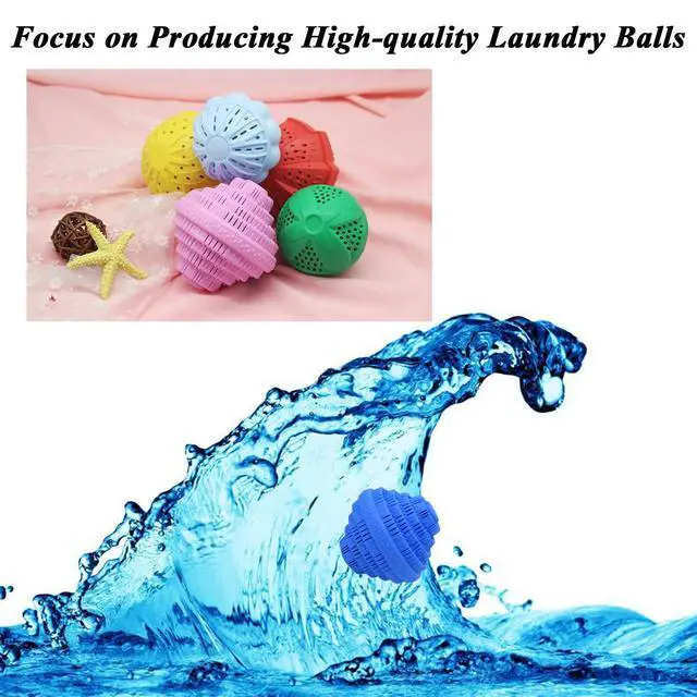 Alt view image 4 of 6 - Laundry Balls Set, Eco-Friendly Laundry Balls, 2Pack, Blue | Premium Washing Ball, Super Soft Shell Doesn't Hurt Clothes, Advanced Ceramic Balls, 2000 Washing Cycle