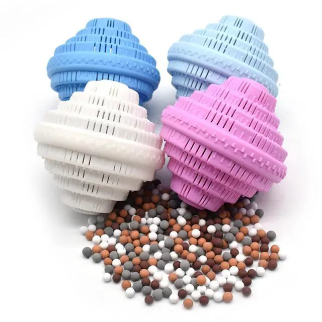 Alt view image 6 of 6 - Laundry Balls Set, Eco-Friendly Laundry Balls, 2Pack, Blue | Premium Washing Ball, Super Soft Shell Doesn't Hurt Clothes, Advanced Ceramic Balls, 2000 Washing Cycle