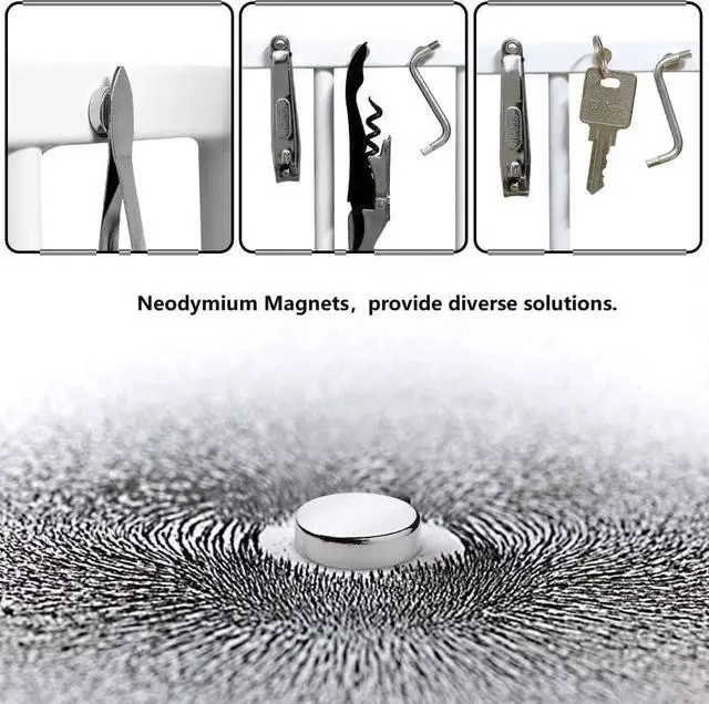 Alt view image 2 of 5 - 100Pcs Small Strong Magnets8x2mm Refrigerator MagnetsMini Round Magnets for Miniatures, DIY, Office, Hobbies, Crafts and Science