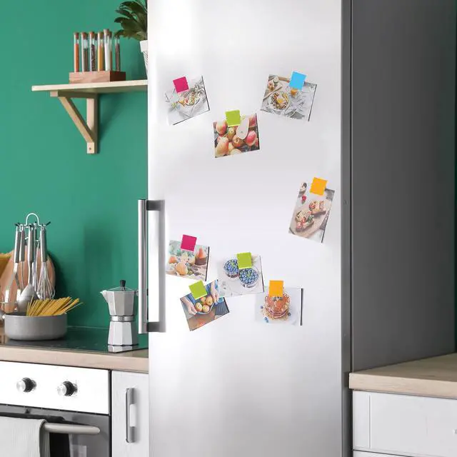 Alt view image 7 of 7 - Magnetic Clips, 8 pcs, Assorted Color, 1.2, Metal Clips | Refrigerator Magnets