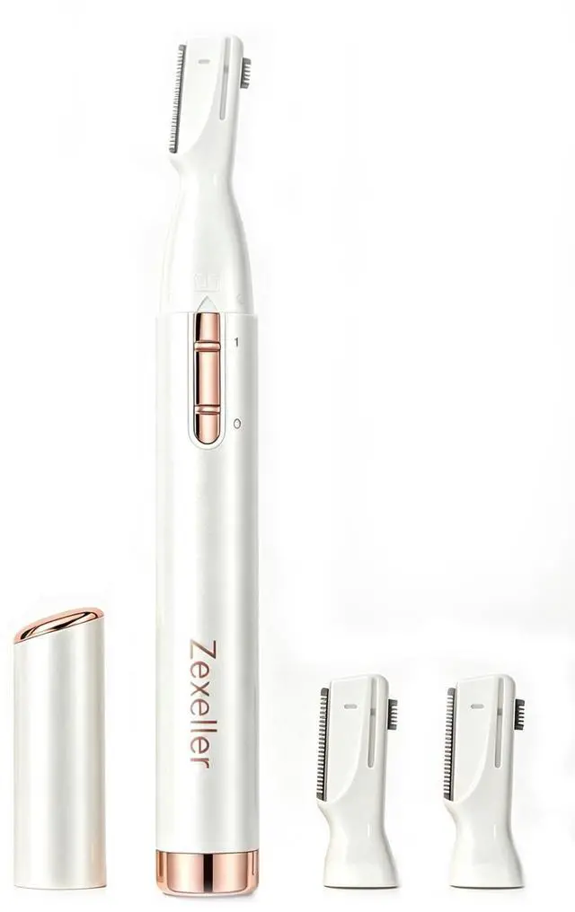 Main image of Eyebrow Trimmer for Women, Personal Groomers Battery Operated Face Razor | Personal groomers face trimmer, facial hair remover for women, peach fuzz and upper lip touch ups