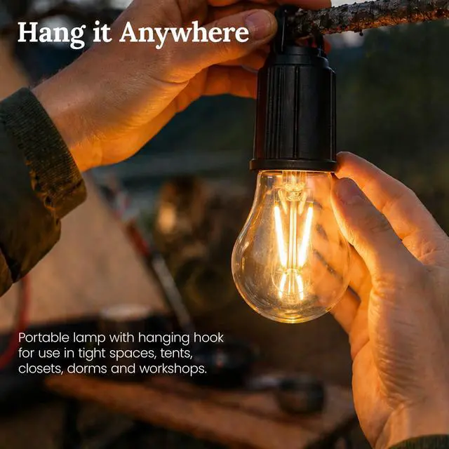 Alt view image 6 of 7 - USB-C Rechargeable Outdoor Camping Bulb Light