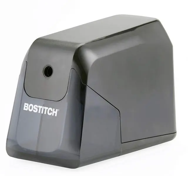 Main image of Office Battery Pencil Sharpener, 4X Longer Cutter Life, Tip Saver Technology, Black (BPS4-BLK)