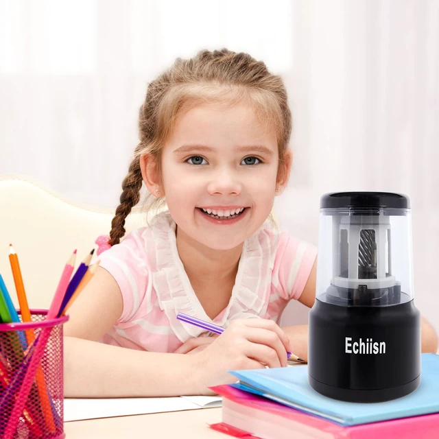 Alt view image 2 of 6 - Electric Pencil Sharpener, Office Personal Super Sharp, Powerful Stall-Free Motor, 10yr Warranty, (Black)