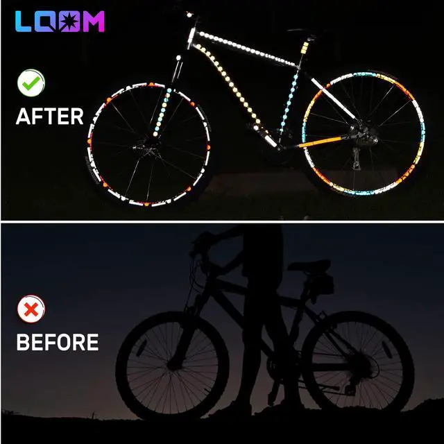 Alt view image 7 of 7 - Reflective Stickers for Bikes & Helmets | 67pc Engineer, Gray | Durable German ORAFOL reflective vinyl with permanent adhesive for bikes, helmets, cars and trailers; built for outdoor use