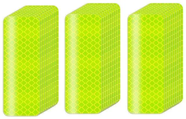 Main image of Reflective Tape 30 PCS - Waterproof Self-Adhesive Safety Stickers, DOT-C2 Reflector Tape for Outdoor Use on Bike/Truck/Car/Motorcycle/Clothing/Helmet, Fluorescent Green 1.18" X 3.15"