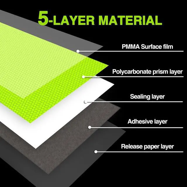 Alt view image 3 of 7 - Reflective Tape 30 PCS - Waterproof Self-Adhesive Safety Stickers, DOT-C2 Reflector Tape for Outdoor Use on Bike/Truck/Car/Motorcycle/Clothing/Helmet, Fluorescent Green 1.18" X 3.15"