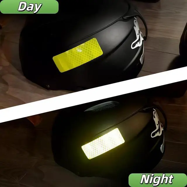 Alt view image 7 of 7 - Reflective Tape 30 PCS - Waterproof Self-Adhesive Safety Stickers, DOT-C2 Reflector Tape for Outdoor Use on Bike/Truck/Car/Motorcycle/Clothing/Helmet, Fluorescent Green 1.18" X 3.15"