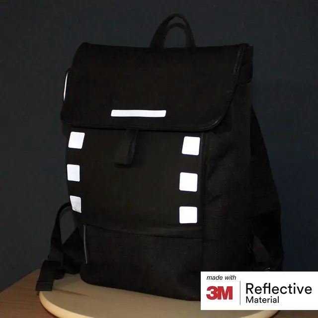 Alt view image 2 of 4 - Reflective Stickers | Pre-Cut Safety Decal Stickers | Made with 3M Reflective Material | for Backpacks, Bikes, Helmets, Strollers, Mailboxes