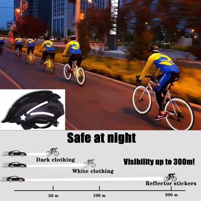 Alt view image 5 of 7 - 42Pcs Reflective Stickers, Reflective Decals Multi Shapes Kit, Waterproof Outdoor Safety Warning Reflective Stickers, Night Visibility Adhesive Stickers for Helmet, Bicycle, Car & Stroller