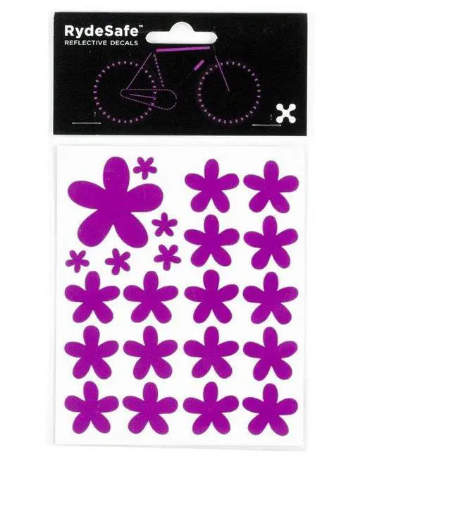 Main image of Reflective Decals - Flowers Kit (Violet)