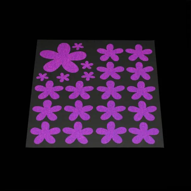 Alt view image 2 of 4 - Reflective Decals - Flowers Kit (Violet)