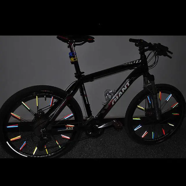 Alt view image 3 of 7 - 72 Pcs Bicycle Spoke Reflective Skins Bike Reflectors for Night Riding 360°Visibility,Suitable for Bikes, Motorcycles,Ebike Reflector,Safety Warnings and DIY Decorations,So Cool(Silvery)