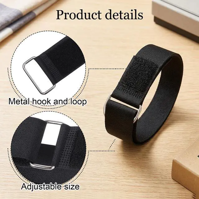 Alt view image 2 of 7 - 4 PCS Black Bike Straps for Racks, Adjustable Bikes Wheel Stabilizer Strap, Bike Rack Straps with Durability Hook Bicycle Strap for Car Transportation and Wall Mount Storage, Camping Equipment