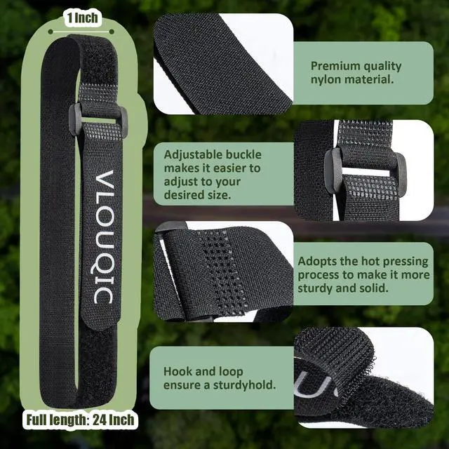 Alt view image 2 of 7 - 4 PCS Bike Rack Straps Bike Wheel Straps, Adjustable Bike Straps for Rack with Durability Hook Bike Car Rack Accessories, Keep The Bicycle Wheel from Spinning for Transportation and Storage