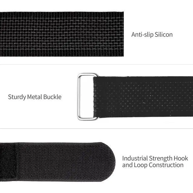 Alt view image 3 of 6 - Bike Rack Straps, 2-Pack Bike Wheel Stabilizer Strap 26'' x 1.5'' | Adjustable Strap with Hook and Loop for Car and Wall Mount, for Transportation and Storage.
