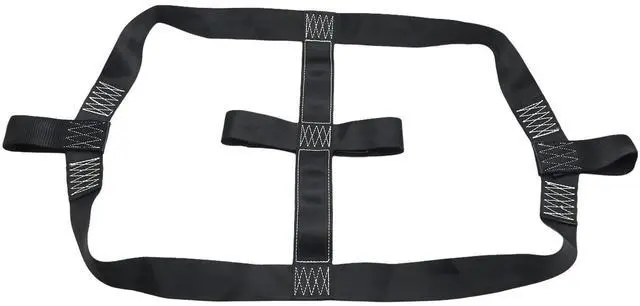 Main image of Motorcycle Rear Wheel Tie Down Strap Motorcycle Transport Belt Wear Resistance in Black