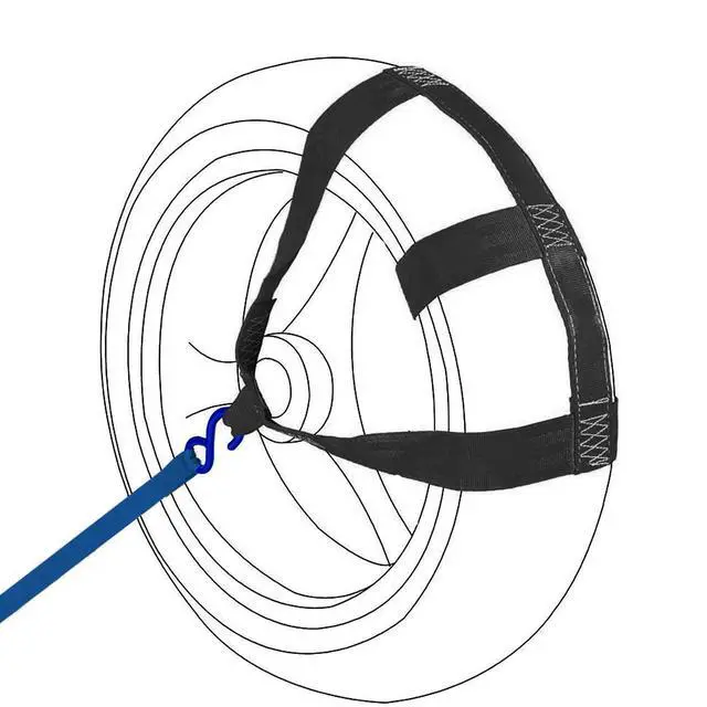 Alt view image 3 of 7 - Motorcycle Rear Wheel Tie Down Strap Motorcycle Transport Belt Wear Resistance in Black