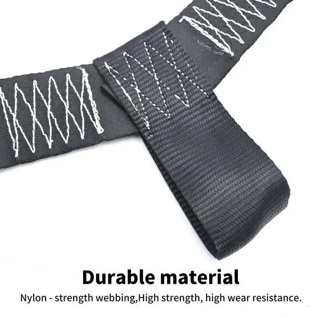 Alt view image 4 of 7 - Motorcycle Rear Wheel Tie Down Strap Motorcycle Transport Belt Wear Resistance in Black