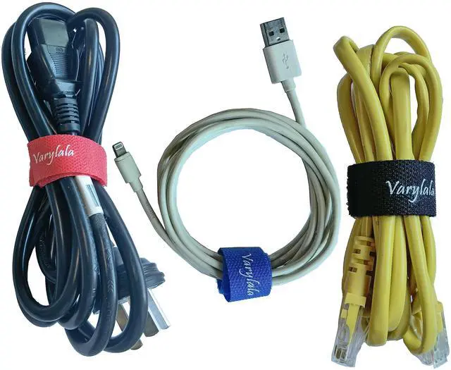 Alt view image 7 of 7 - 10 Pcs Versatile Hook and Loop Securing Straps Tie downs Fastening Stabilizer Straps (1x24) (Black)