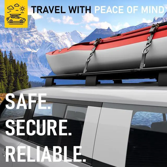 Alt view image 6 of 6 - Soft Loop Tie Down Straps - 1,500 Load Capacity & 4,500 Lbs Breaking Strength - 6 Pack - Loops for Securing ATV, UTV, Motorcycles, Scooters, Dirt Bikes, Lawn & Garden Equipment