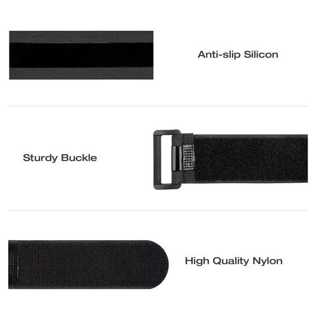 Alt view image 4 of 6 - Bike Rack Straps - 2 PCS Adjustable Bike Wheel Stabilizer Strap with Hook and Loop for Car and Wall Mount for Transportation and Storage (Straps 2PCS)