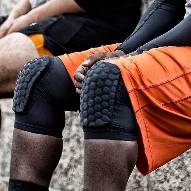 Alt view image 6 of 7 - Knee Pads Knee Brace for Kids Youth Adult, Knee Support Collision Avoidance Pad Compression Knee Sleeve for Volleyball Football Cycling Running Basketball Baseball (Medium)