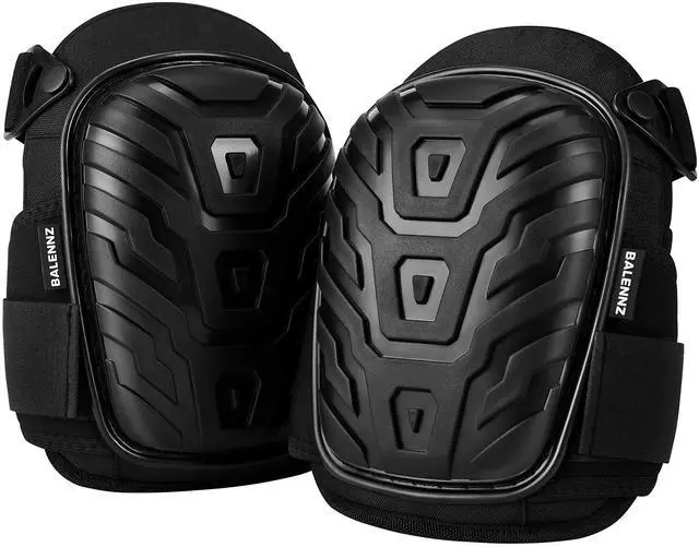 Main image of Professional Knee Pads for Work - Heavy Duty Foam Padding Gel Construction Knee Pads with Strong Double Straps Comfortable Knee Protection for Indoor and Outdoor Use (Knee High)