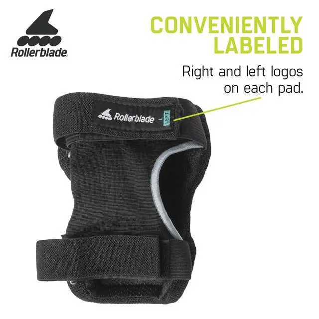 Alt view image 3 of 6 - Skate Gear Knee Pad Protective Gear, Unisex, Multi Sport Protection, Black, Medium